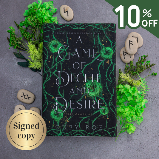 A Game of Deceit and Desire Signed Hardback (Girl Games Book 3)